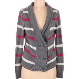Tommy Hilfiger cotton blend knit sweater jacket